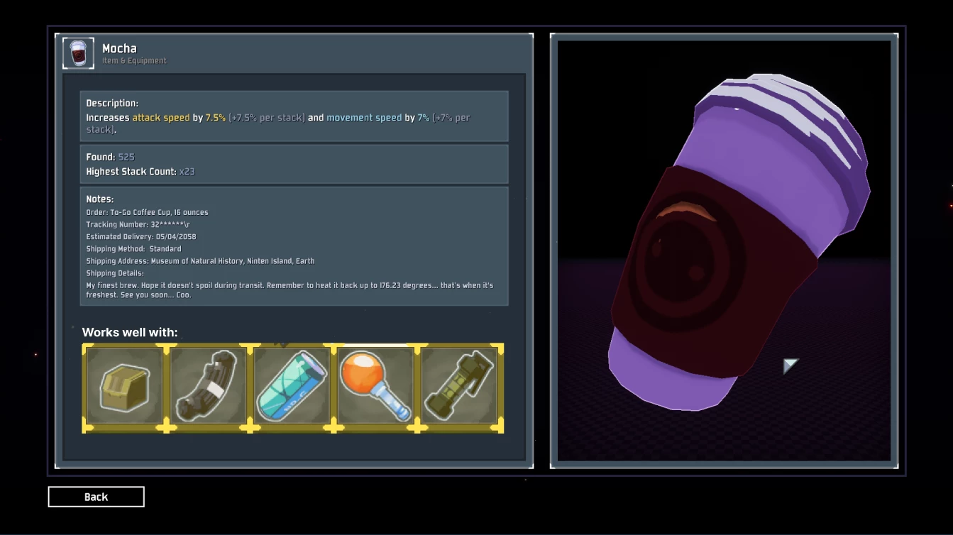 Screenshot voor project ItemDex