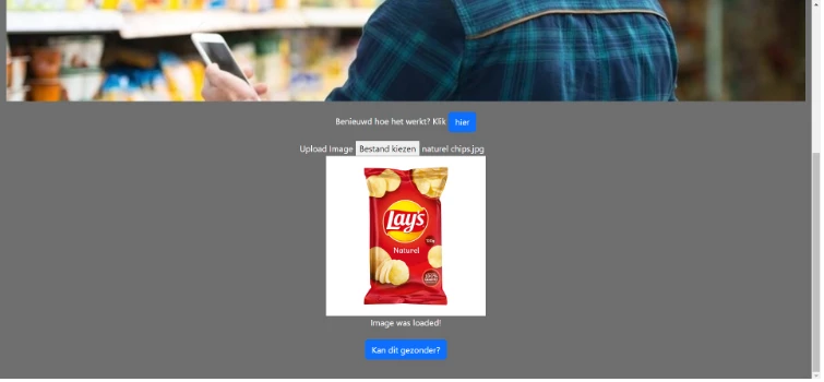 Screenshot voor project Snackturnatives