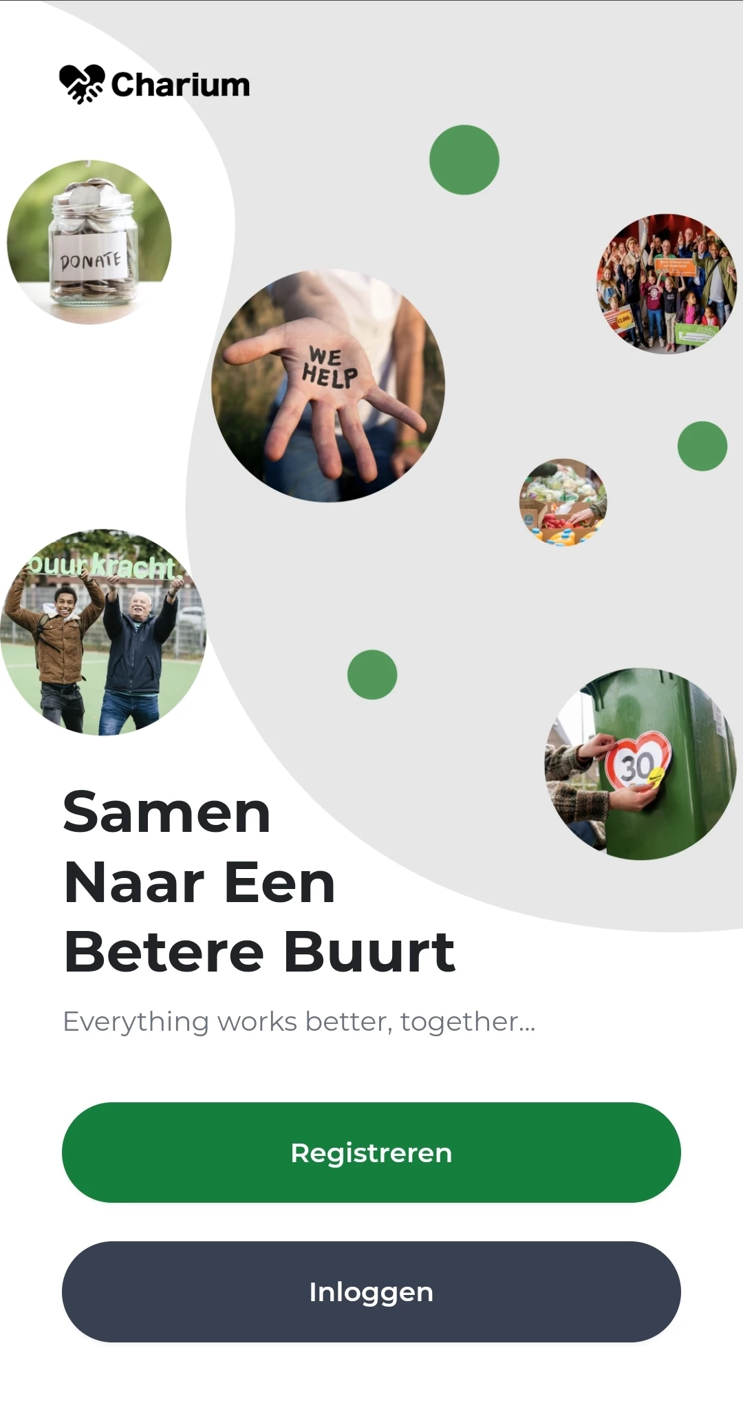 Screenshot voor project Charium