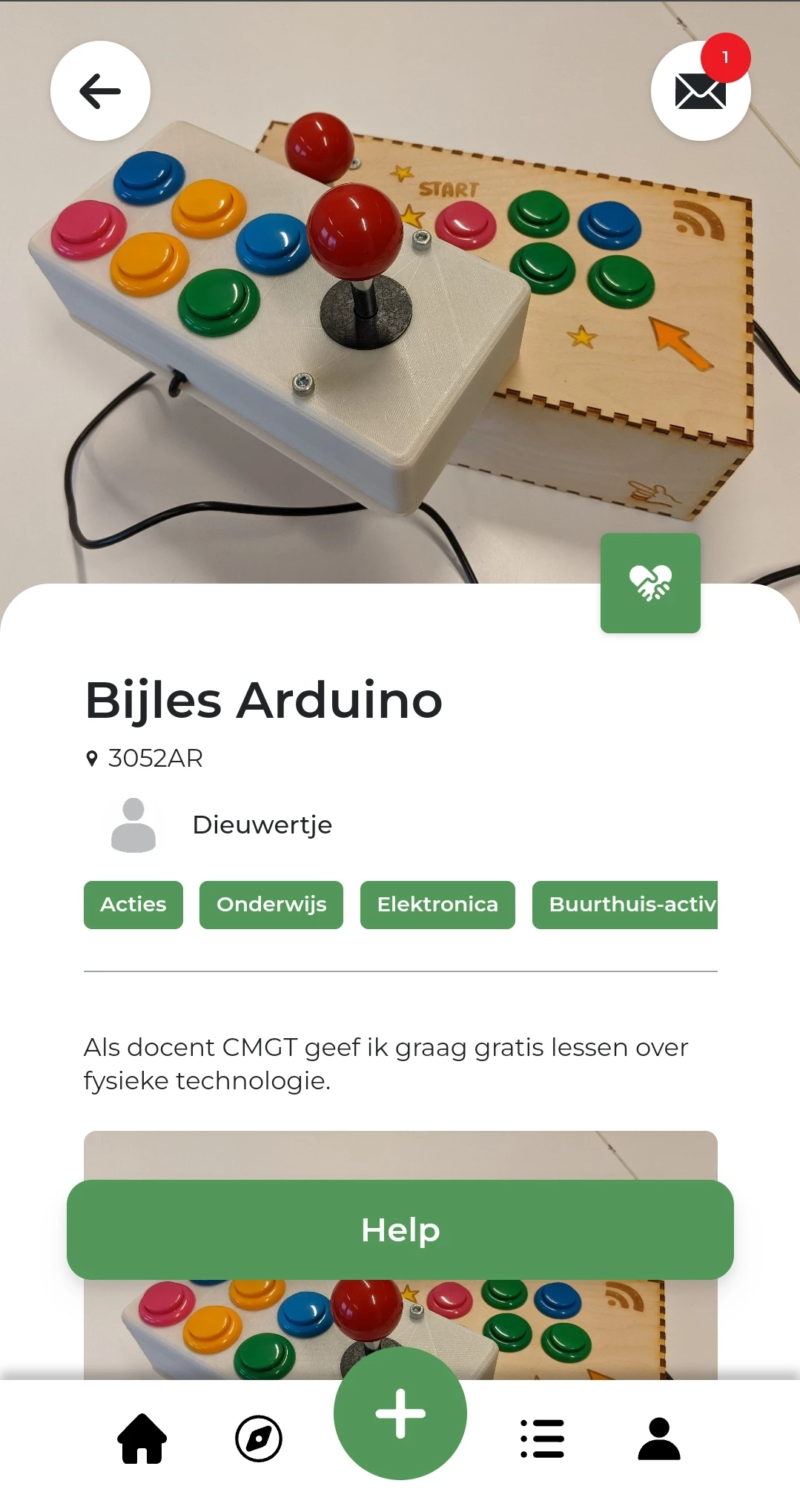 Screenshot voor project Charium