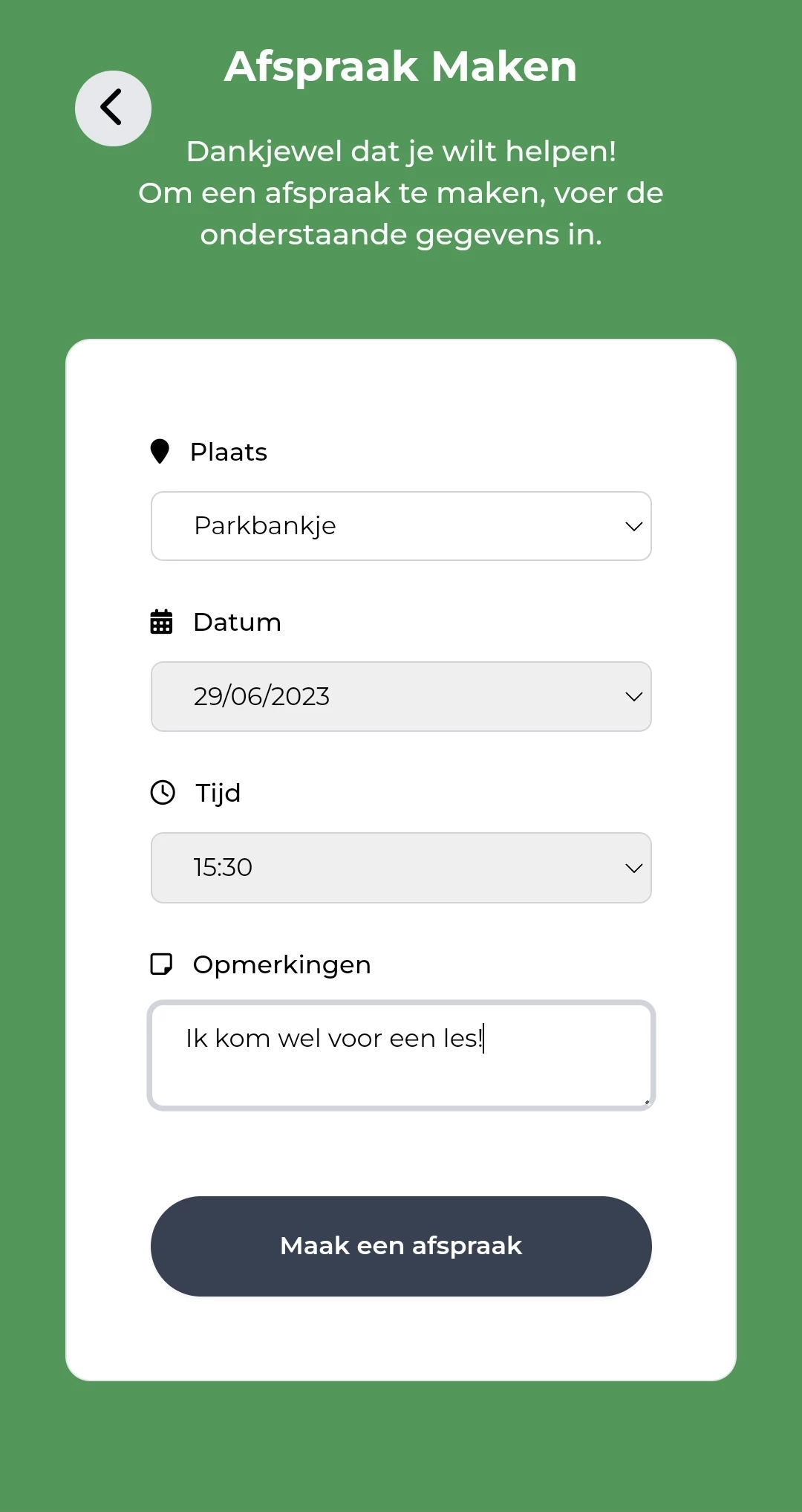 Screenshot voor project Charium