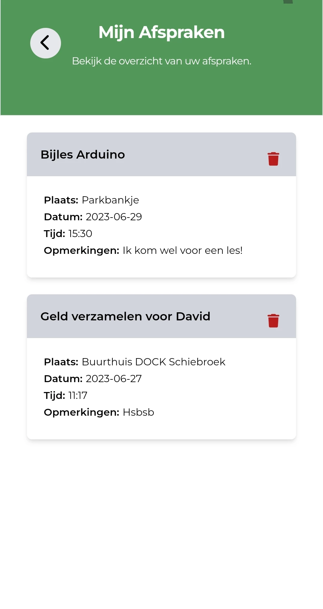 Screenshot voor project Charium