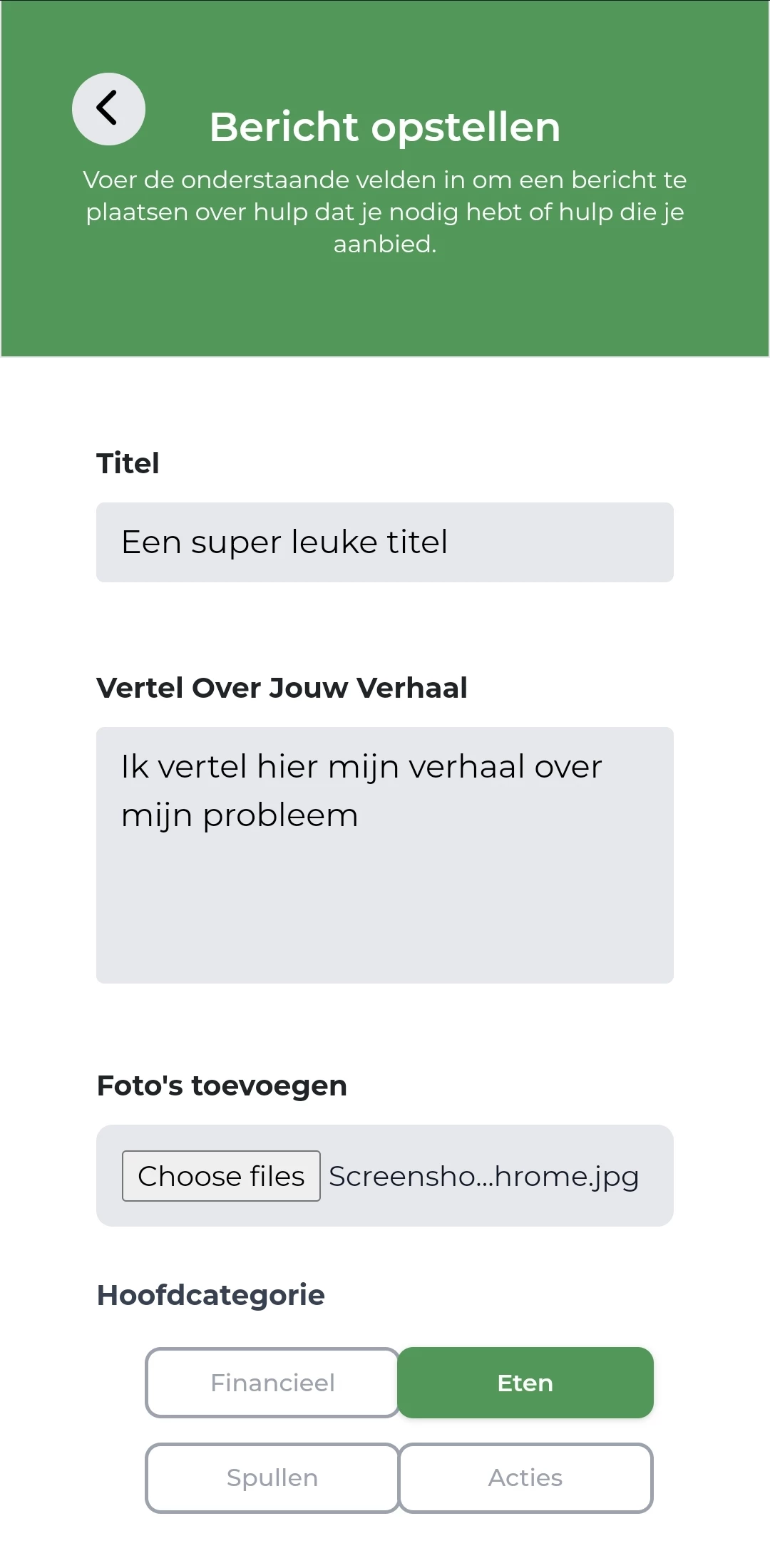 Screenshot voor project Charium