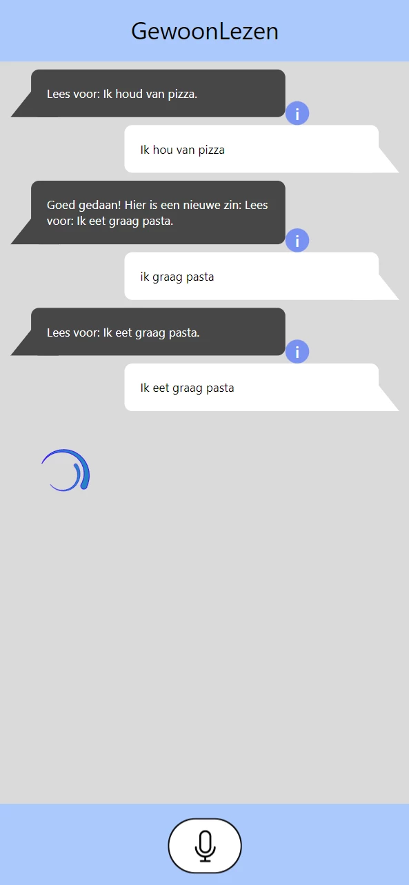 Screenshot voor project GewoonLezen