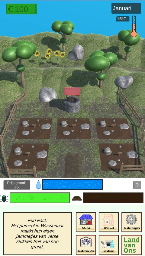 Screenshot voor project Ons Land