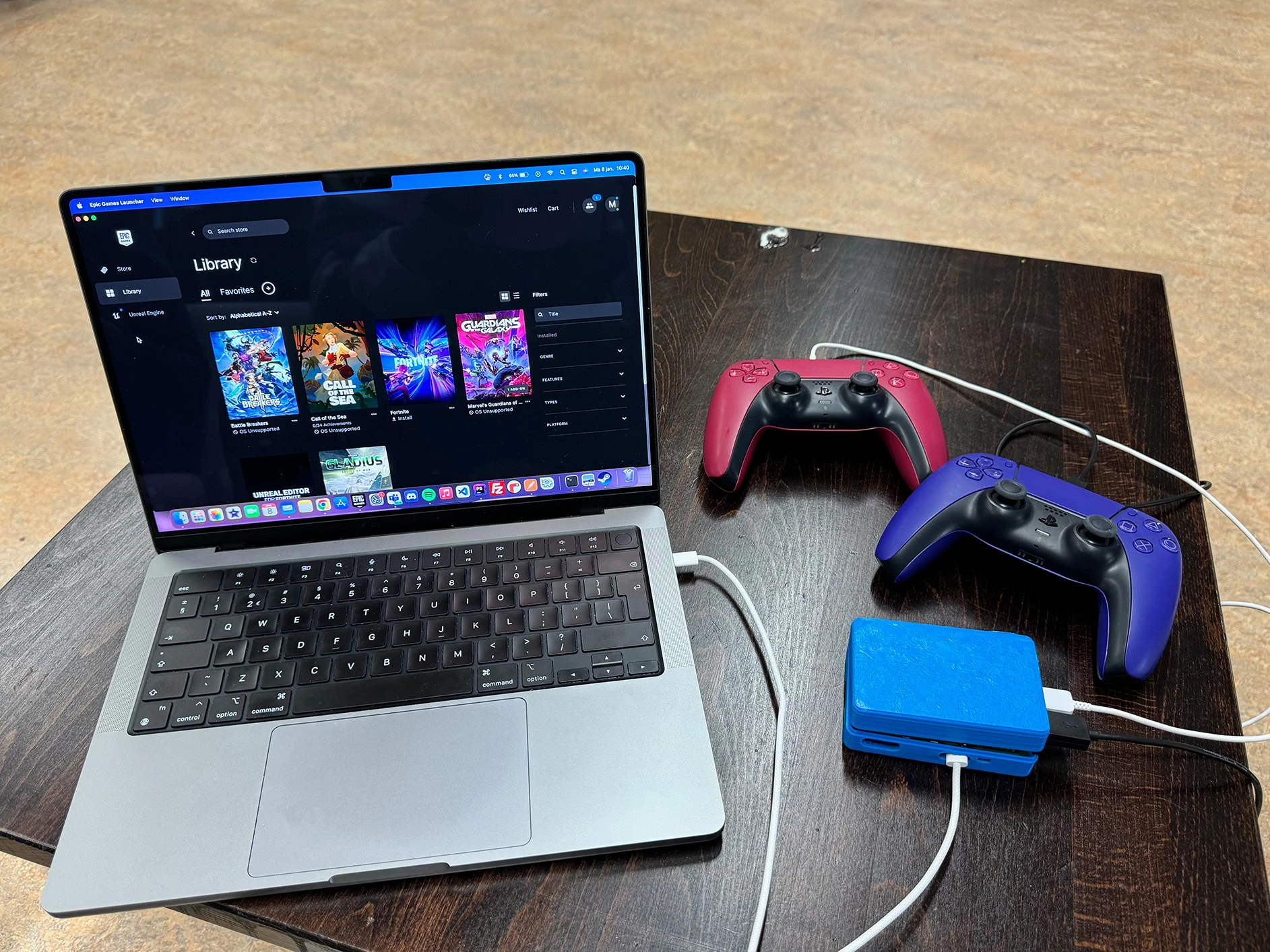 Screenshot voor project De Controller Splitter