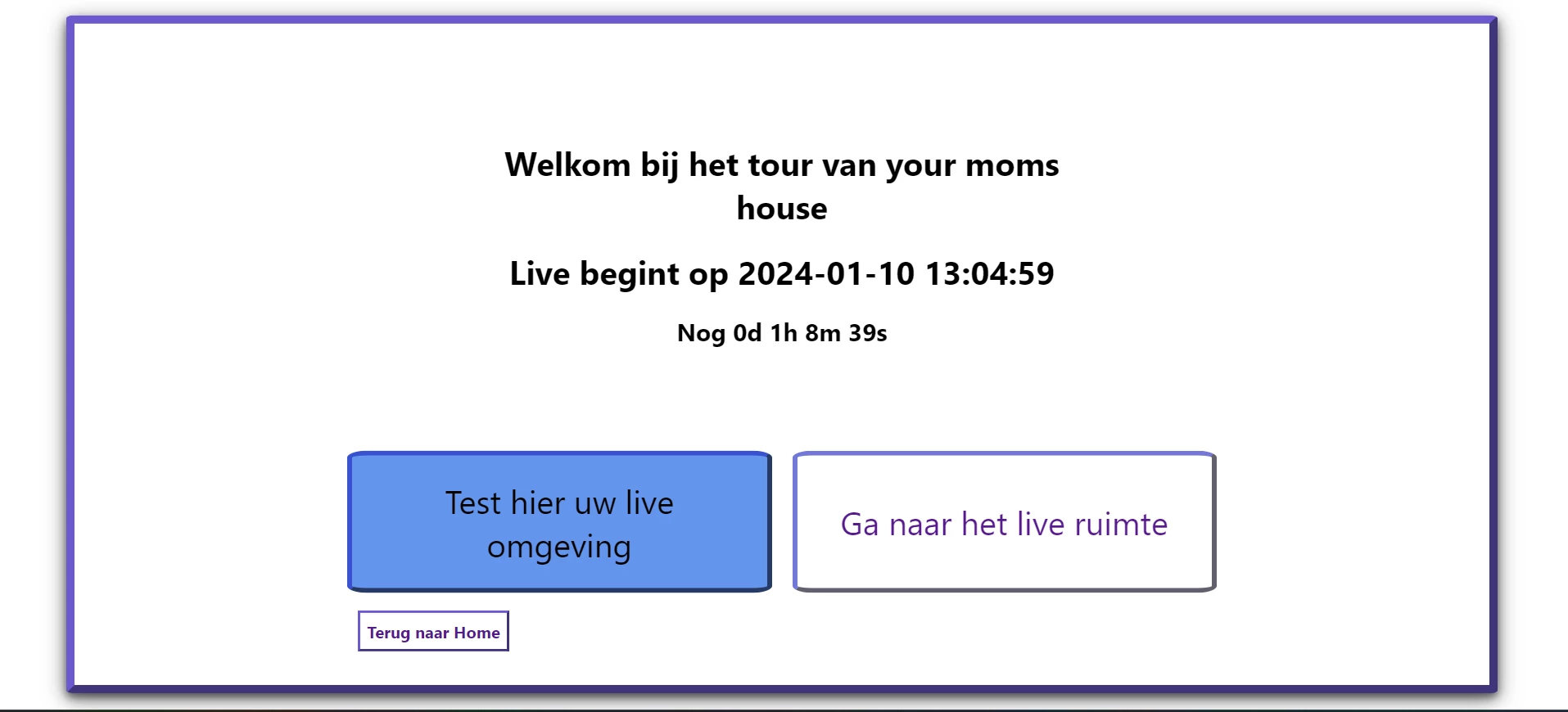 Screenshot voor project DriveHUB