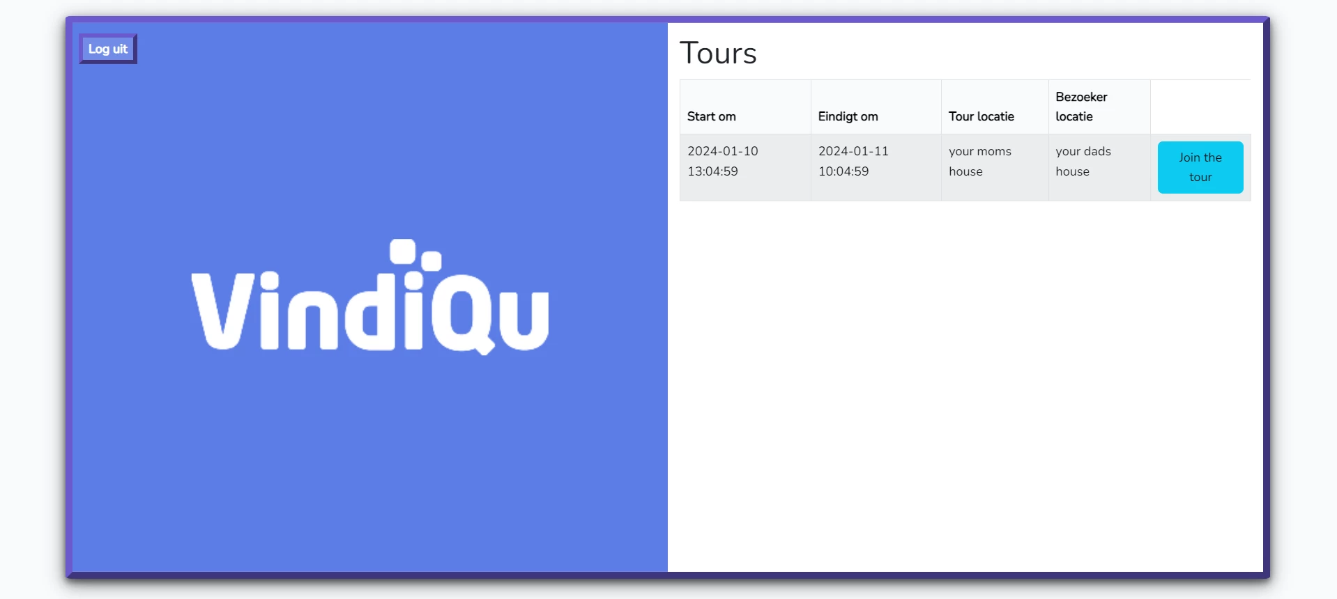Screenshot voor project DriveHUB