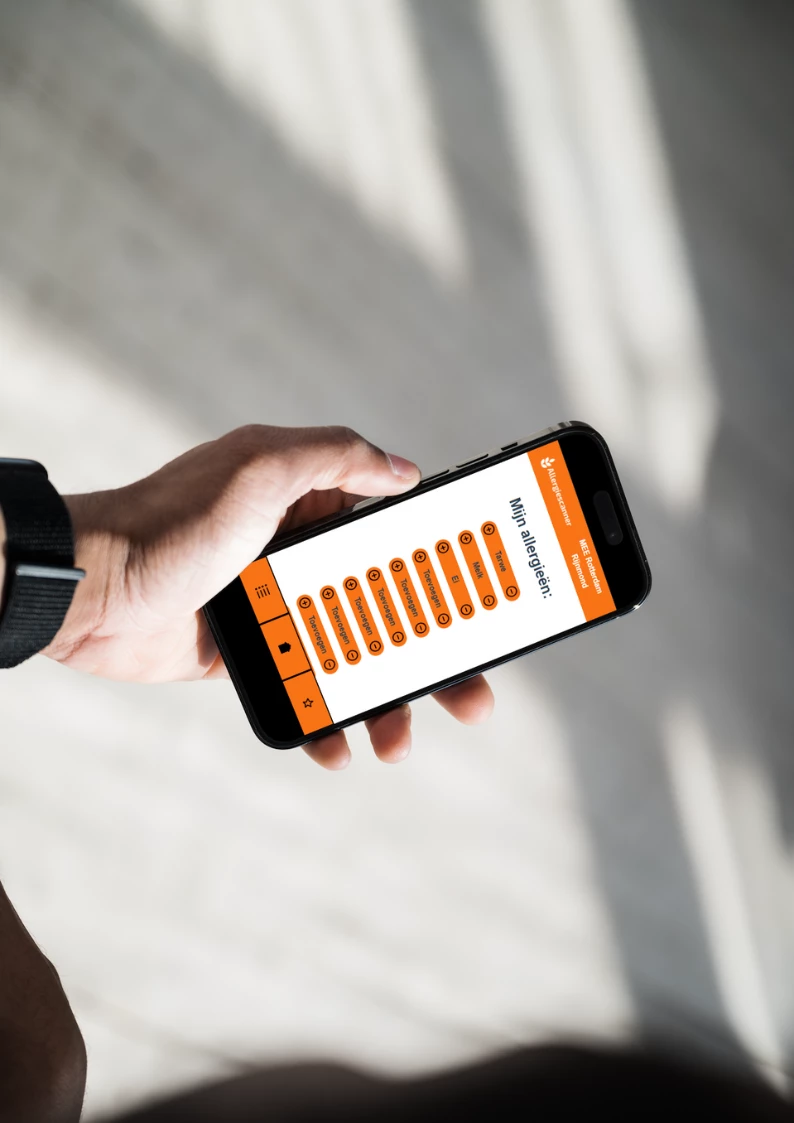 Screenshot voor project Allergie scanner