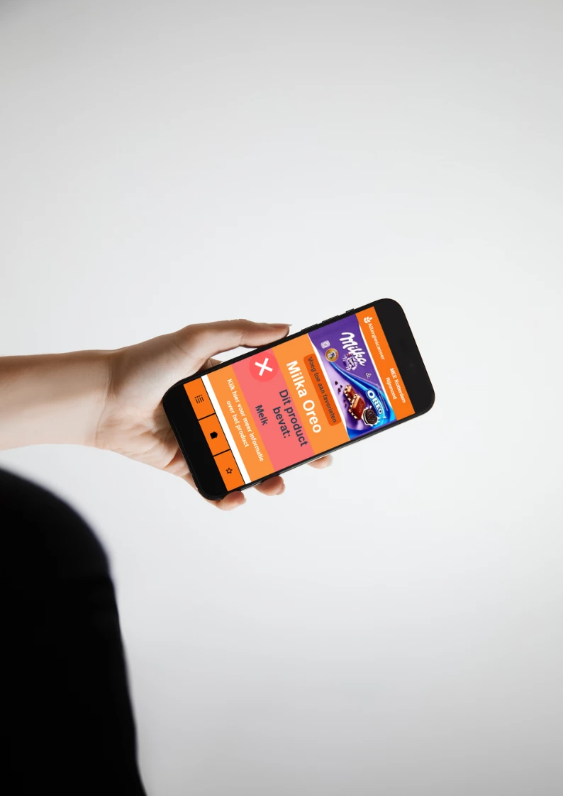 Screenshot voor project Allergie scanner