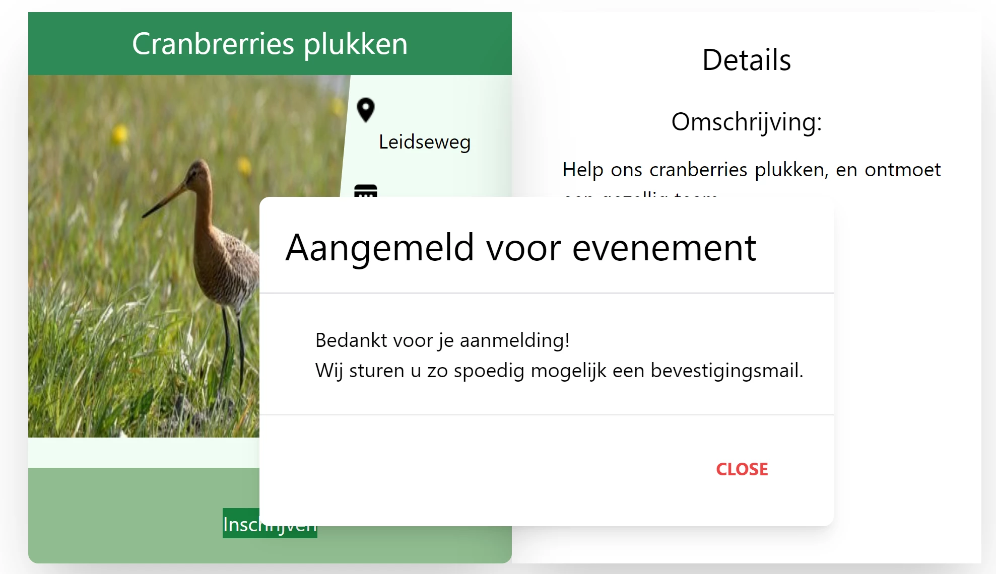 Screenshot voor project Vrij-Willig