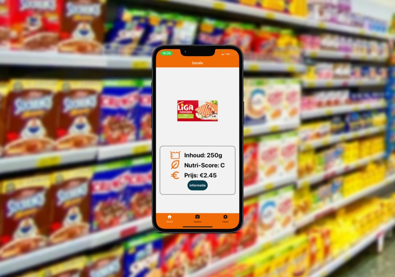 Screenshot voor project Labelvision