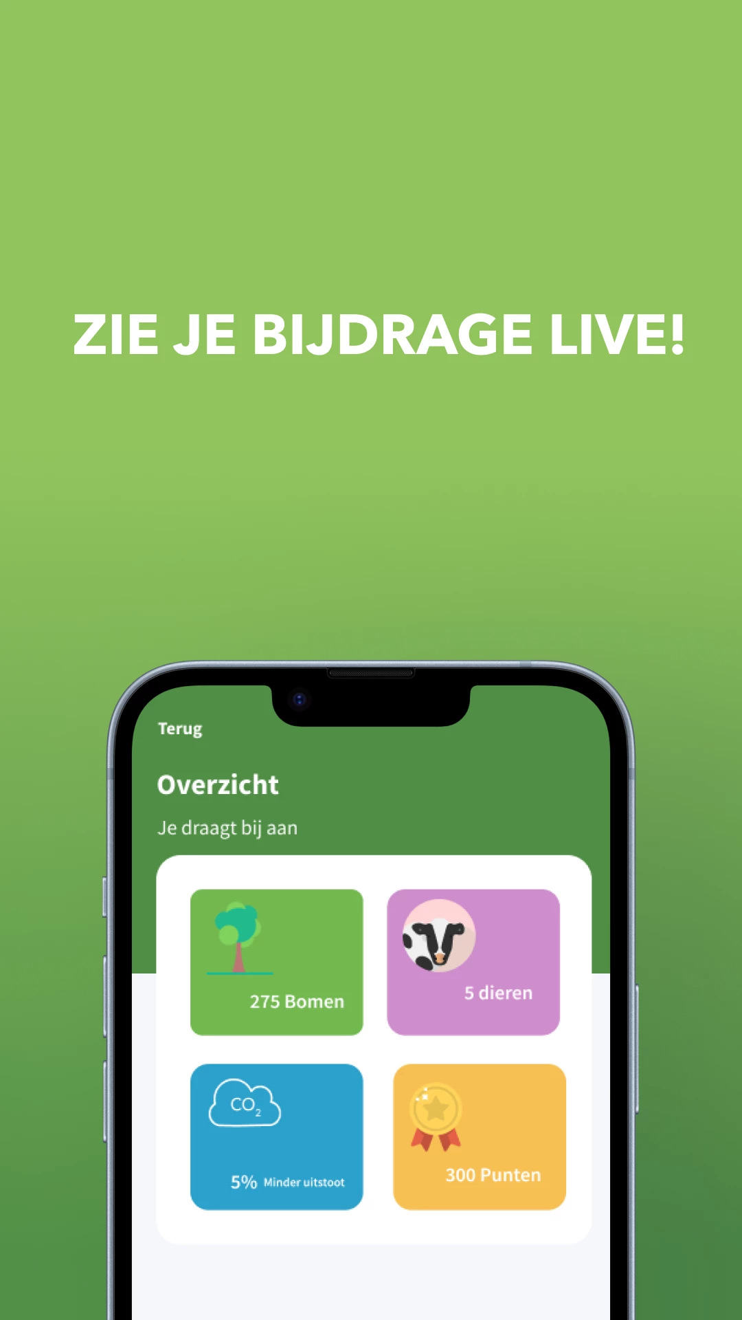 Screenshot voor project DE LAND VAN ONS APP