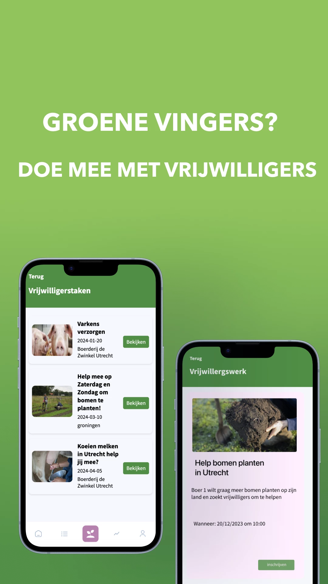 Screenshot voor project DE LAND VAN ONS APP