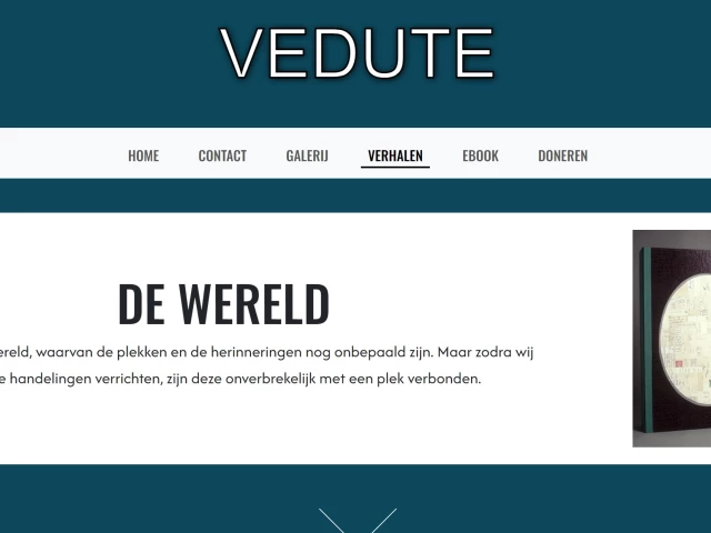Screenshot voor project The Stories of Vedute
