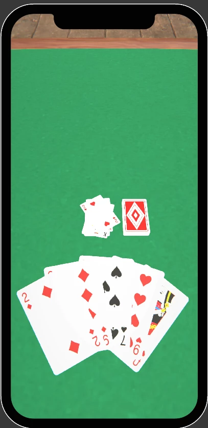 Screenshot voor project Card game simulator
