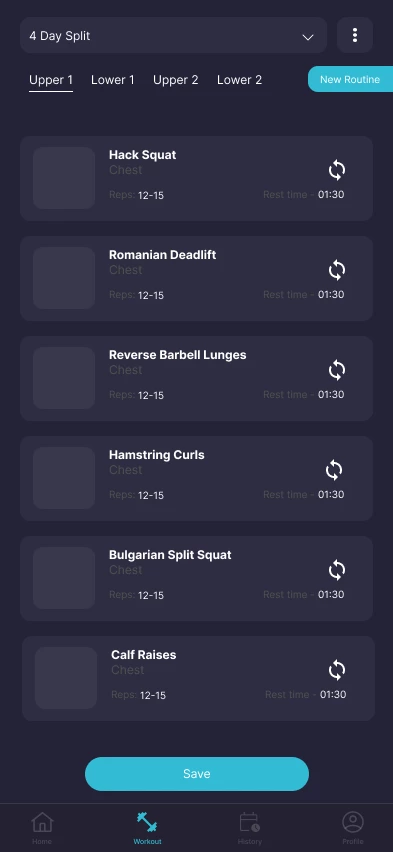 Screenshot voor project FitSnap