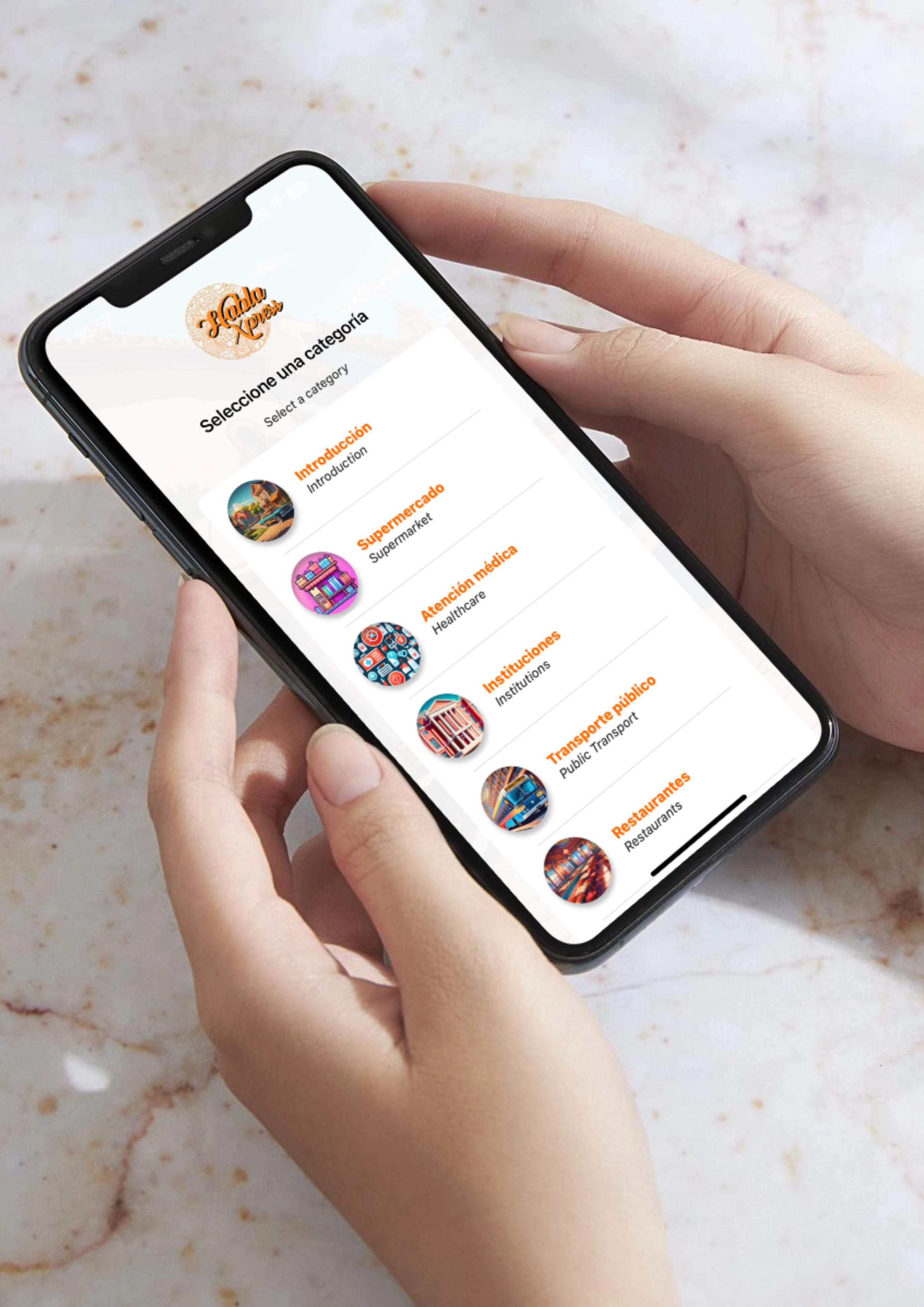 Screenshot voor project HablaXpress