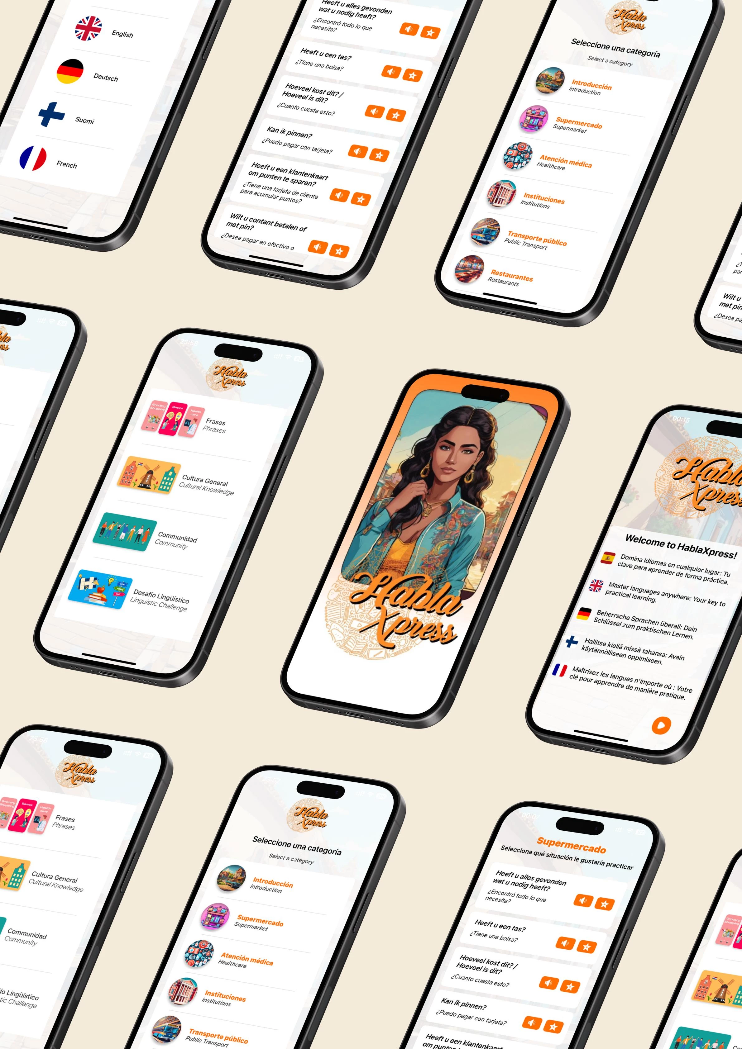 Screenshot voor project HablaXpress