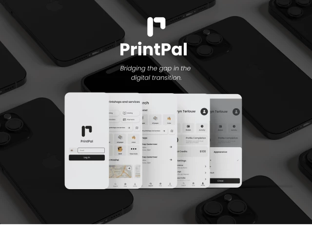 Screenshot voor project PrintPal