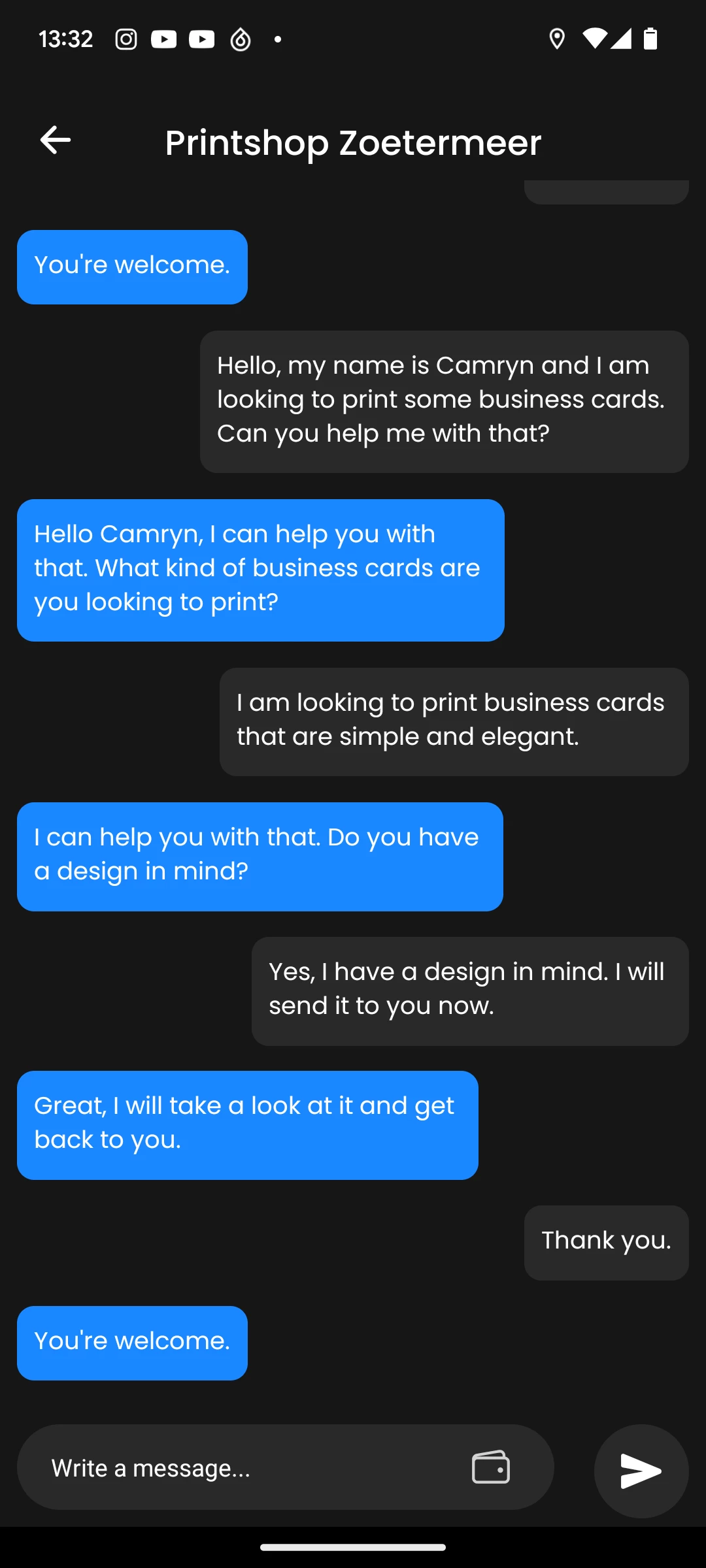 Screenshot voor project PrintPal