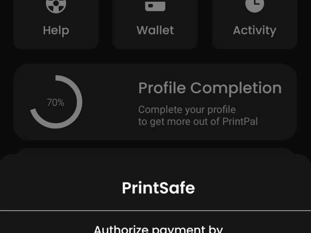 Screenshot voor project PrintPal