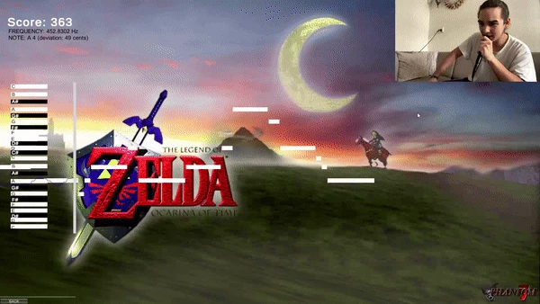 Screenshot voor project Pitch Perfect